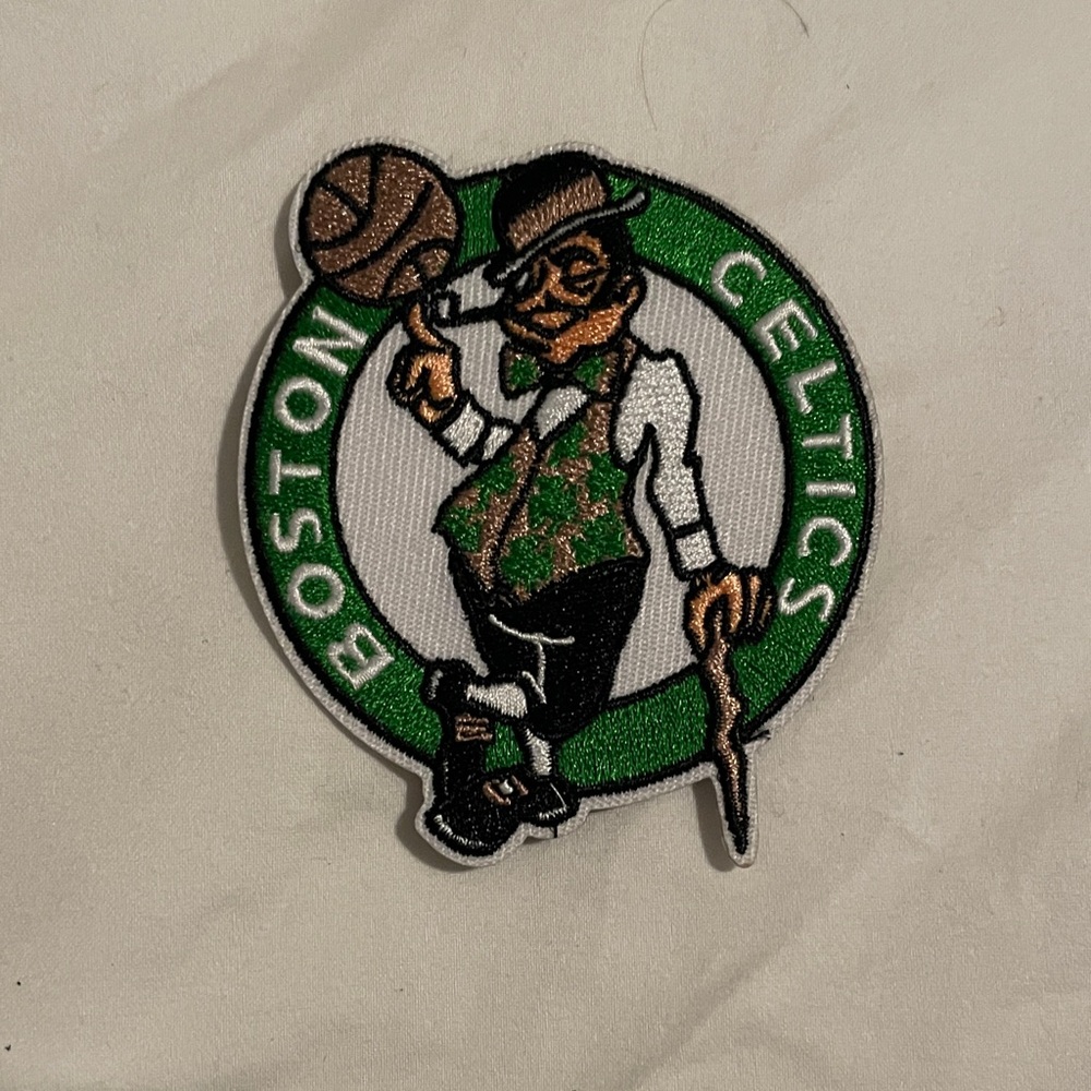 Embroidered Boston Celtics Green & White Team Patch